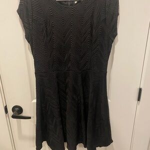 Candie's Black Zigzag Mini Dress